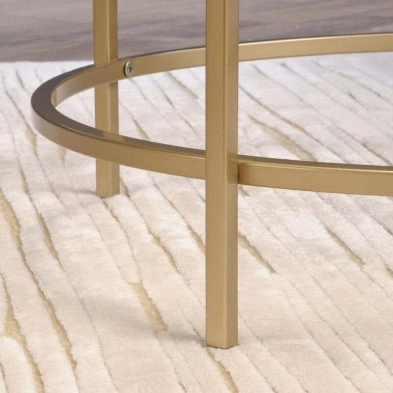 Better Homes and Gardens Nola Side Table, Gold Finish - Image 5