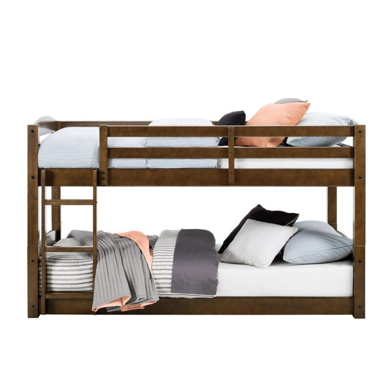 Better Homes and Gardens Tristan Twin-over-Twin Convertible Floor Bunk Bed, Mocha - Image 13