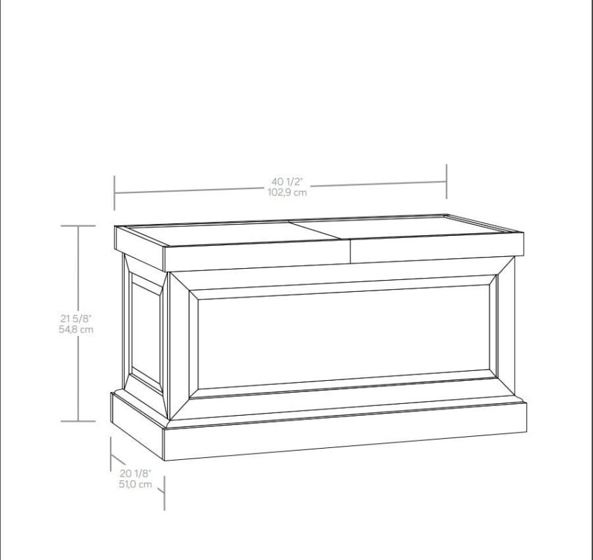 Better Homes and Gardens Crossmill Coffee Table, Lintel Oak Finish - Image 6