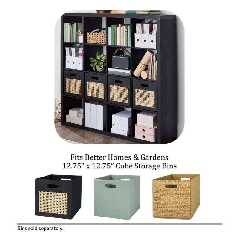 Better Homes and Gardens 16-Cube Storage Organizer, Charcoal - Image 6