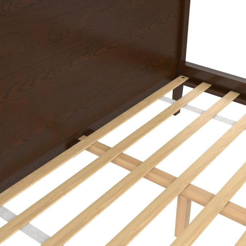 Better Homes and Gardens Ezra No Tool Bed, Queen, Walnut Finish - Image 12