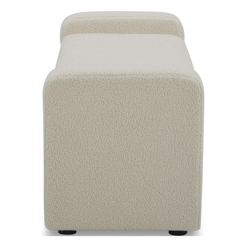 Better Homes and Gardens Springwood 55.12  Storage Bench, Cream - Image 11