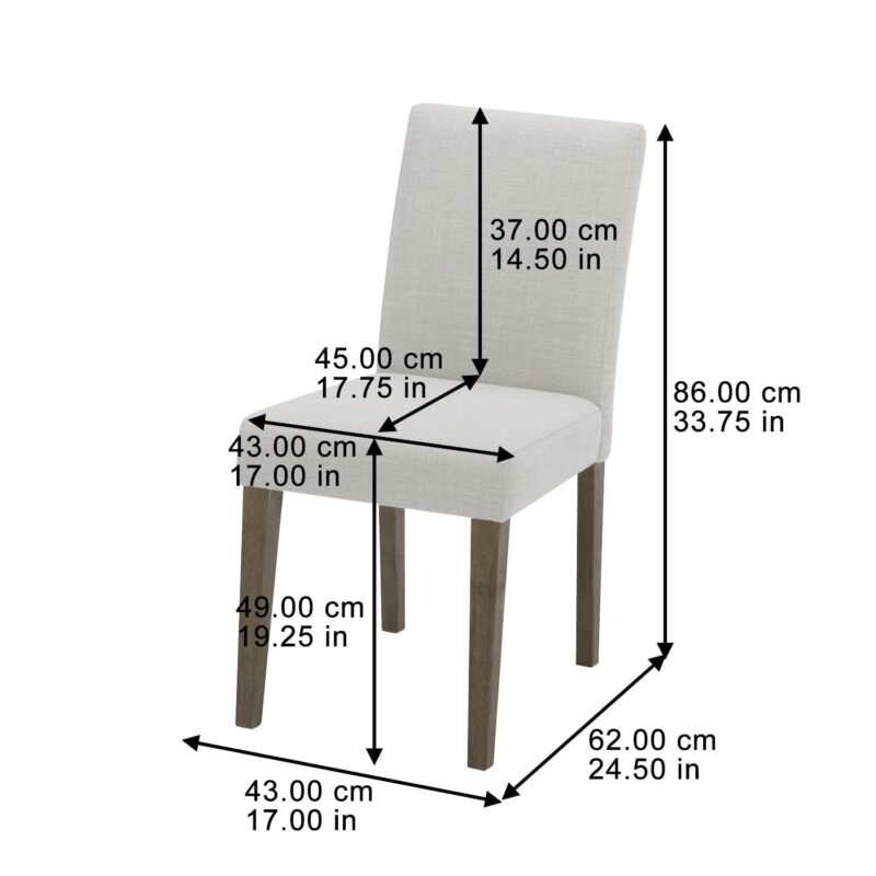Better Homes and Gardens Canton Dining Chair, Tobacco Oak, 2 Pack - Image 3