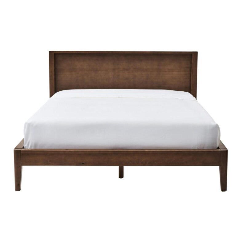 Better Homes and Gardens Ezra No Tool Bed, Queen, Walnut Finish - Image 6