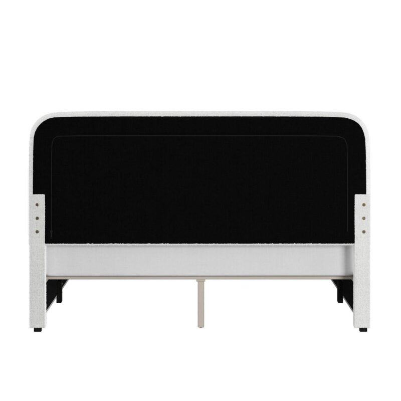 Better Homes and Gardens Juliet Queen Boucle Platform Bed, Ivory - Image 11