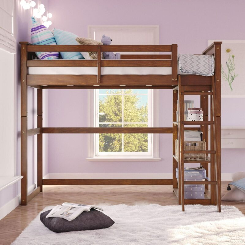 Better Homes and Gardens Kane Twin Loft Bed, Espresso - Image 8