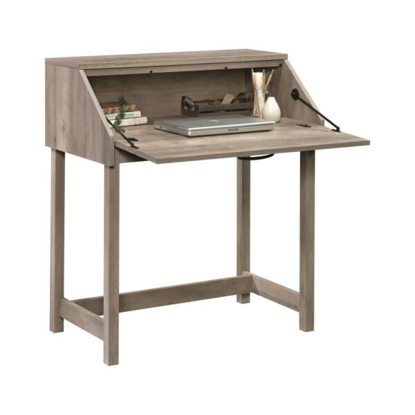 Better Homes and Gardens Modern Farmhouse Secretary Desk, Rustic Gray Finish