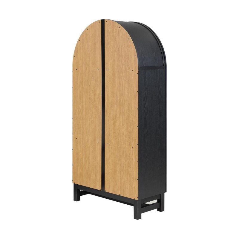 Better Homes and Gardens Juliet Arch Cabinet, Black Finish - Image 7