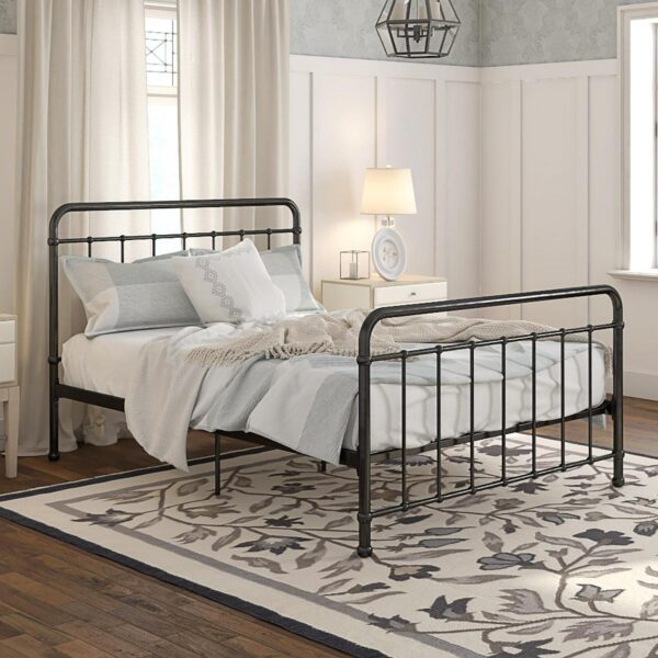 Better Homes and Gardens Kelsey Full Metal Bed, Black