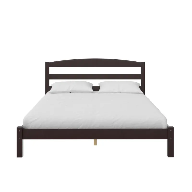 Better Homes and Gardens Leighton Solid Wood Platform Bed Frame, Full, Espresso - Image 3