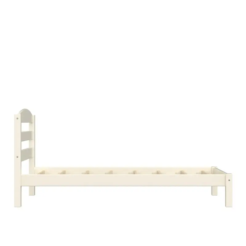 Better Homes and Gardens Leighton Bed Frame with Signature Sleep Tranquil 8-Inch Pocket Spring Mattress, Twin, White - Image 11