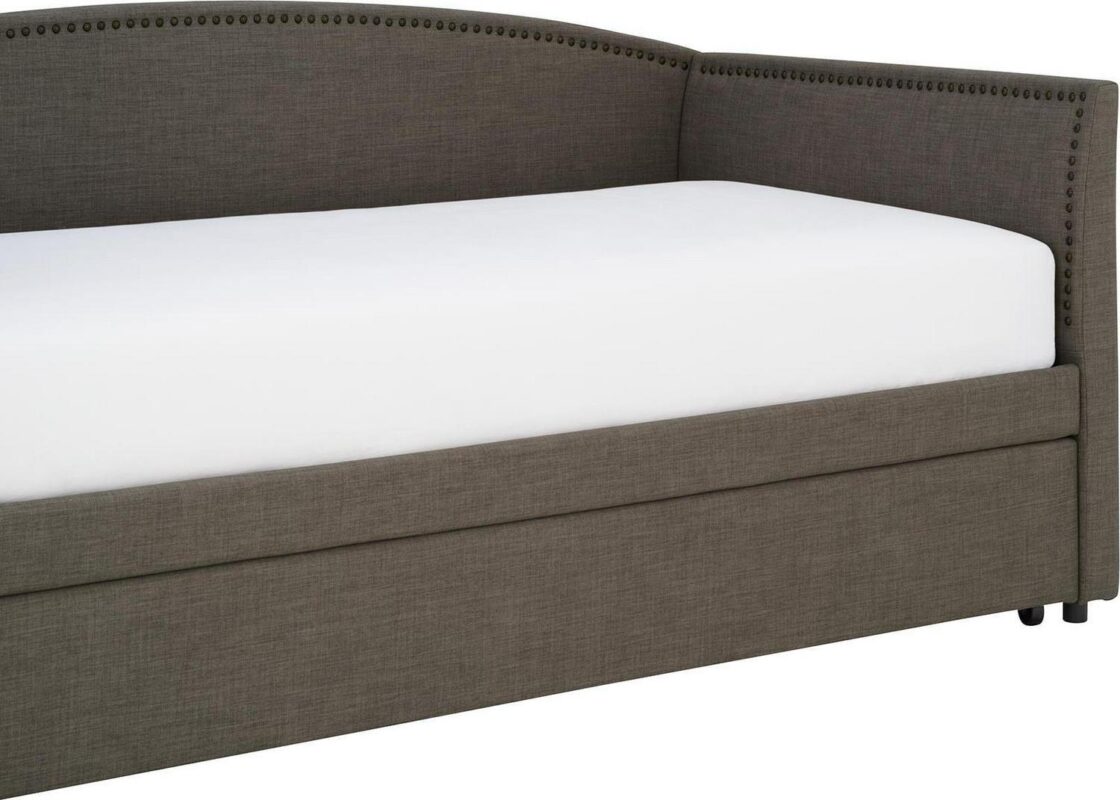 Better Homes and Gardens Grayson Daybed and Trundle, Twin Size, Gray Linen - Image 10