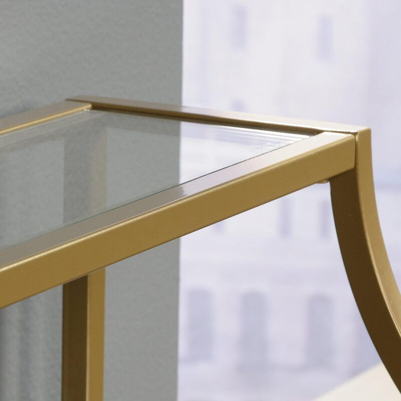 Better Homes and Gardens Nola Console Table, Gold Finish - Image 6