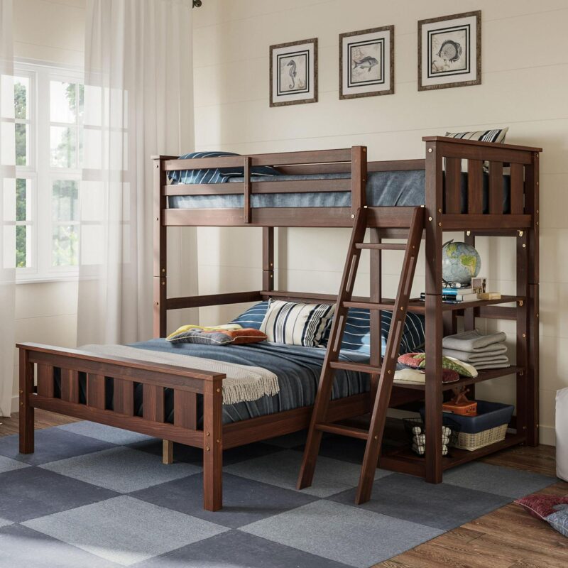Better Homes and Gardens Kane Twin Loft Bed, Espresso - Image 12