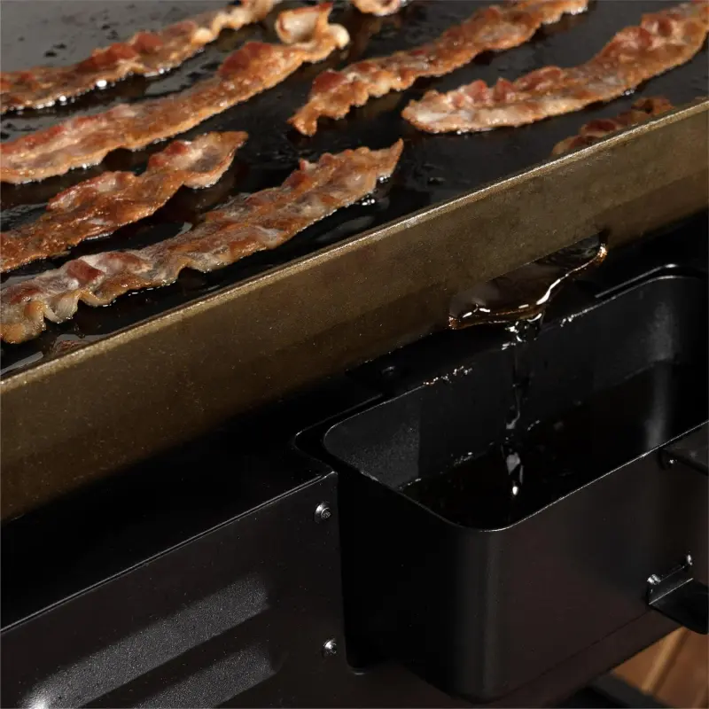 Blackstone 2-Burner 28a Propane Griddle with Hood and Omnivore Griddle Plate - Image 9