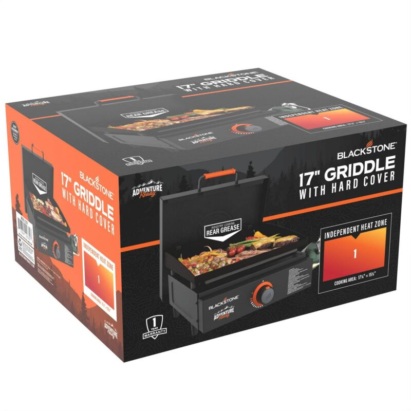Blackstone Adventure Ready 17a Propane Griddle with Hard Cover - Image 3