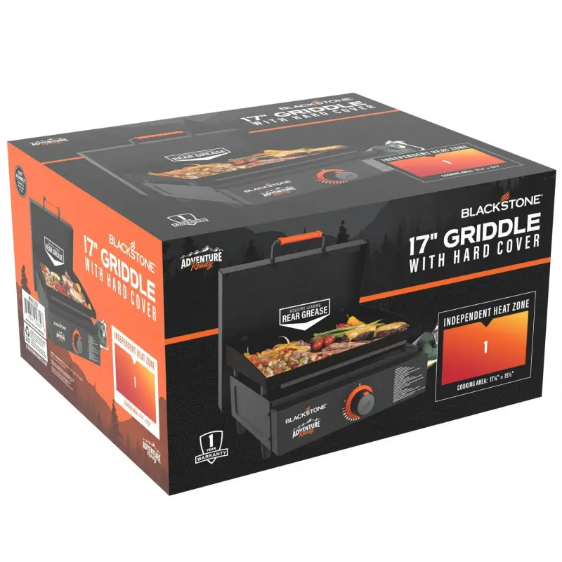Blackstone Adventure Ready 17a Propane Griddle with Hard Cover - Image 3