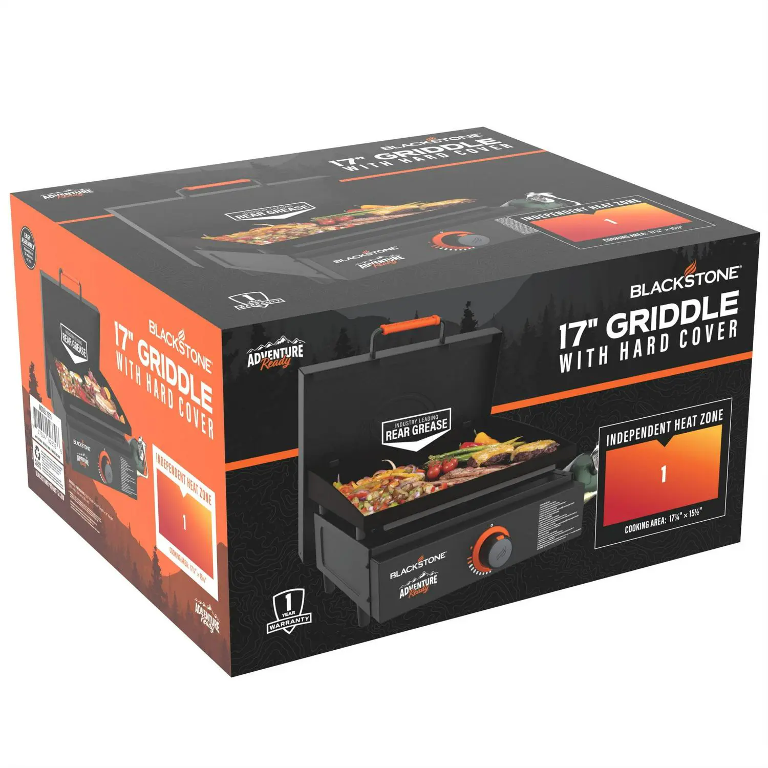 Blackstone Adventure Ready 17a Propane Griddle with Hard Cover 3 Blackstone Adventure Ready 17a Propane Griddle with Hard Cover - Image 3