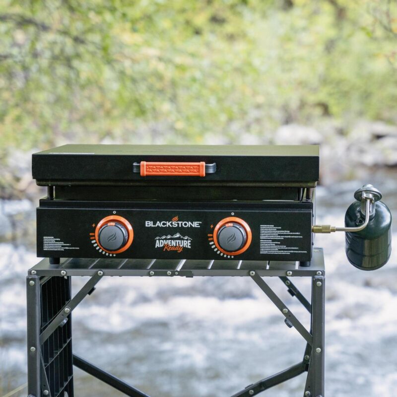 Blackstone Adventure Ready 2-Burner 22  Propane Griddle with Hard Cover in Black - Image 2