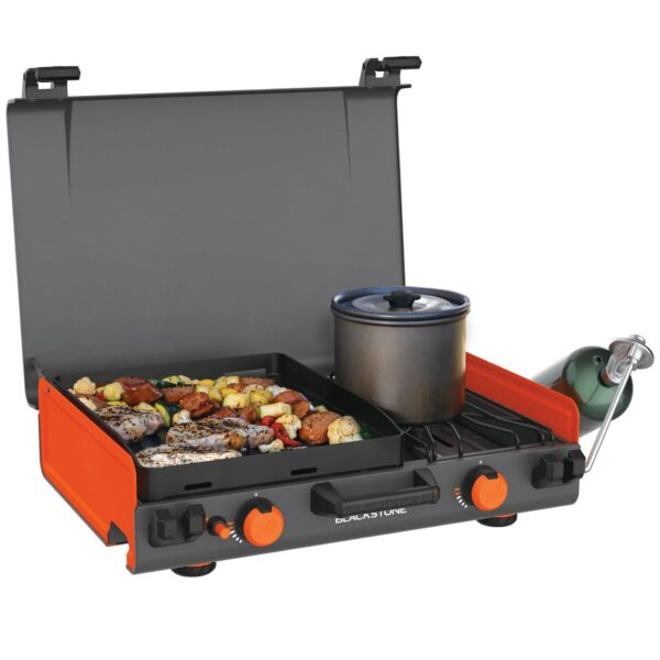 Blackstone Adventure Ready 14a Propane Camping Griddle with Side Burner