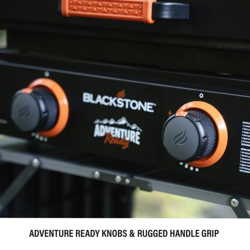 Blackstone Adventure Ready 2-Burner 22  Propane Griddle with Hard Cover in Black - Image 9