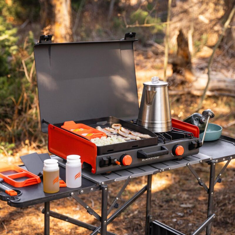 Blackstone Adventure Ready 14a Propane Camping Griddle with Side Burner - Image 10