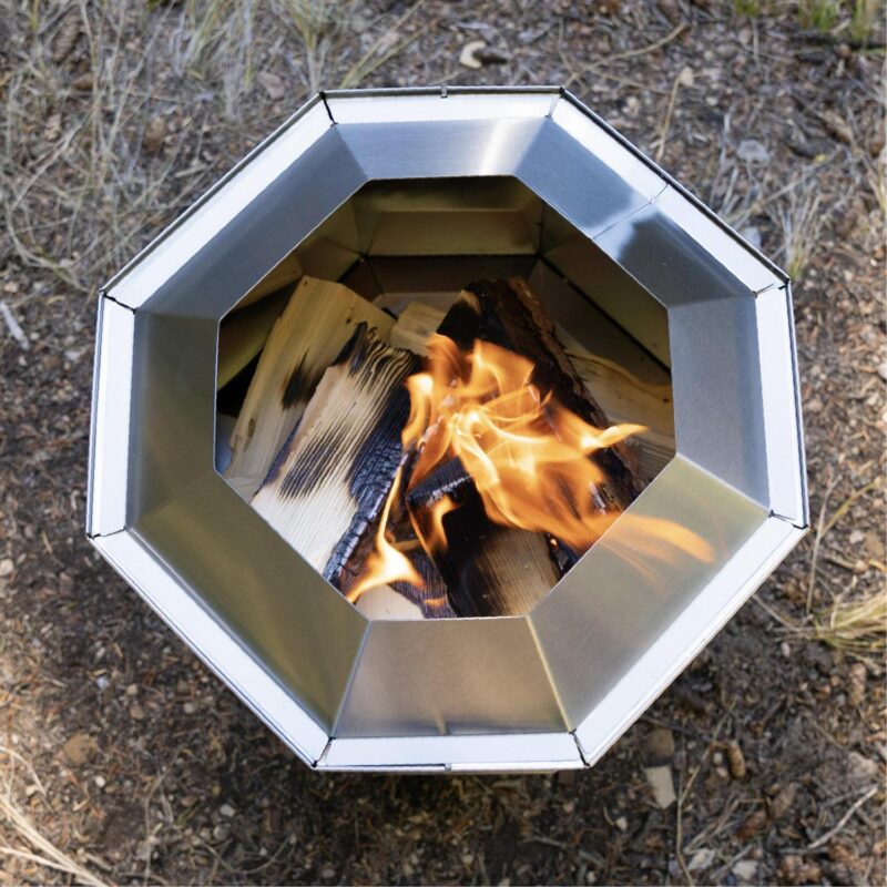 Blackstone Adventure Ready 15a Stainless Steel Smokeless Fire Pit (Model 5913) with Removable Base - Image 8