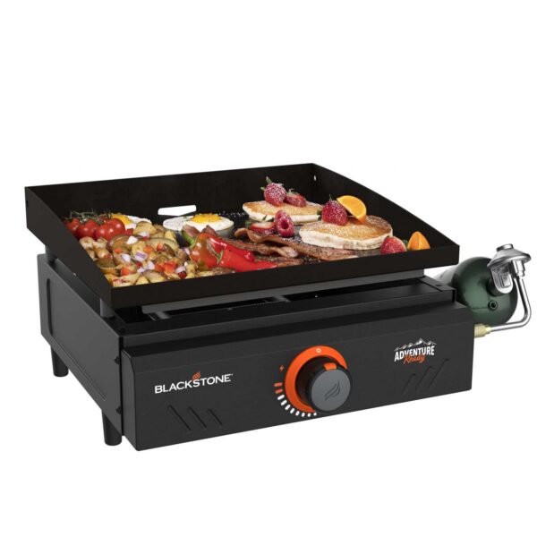 Blackstone Adventure Ready Single Burner 17a Tabletop Griddle with Non Slip Feet