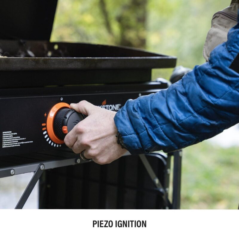 Blackstone Adventure Ready 2-Burner 22  Propane Griddle with Hard Cover in Black - Image 10