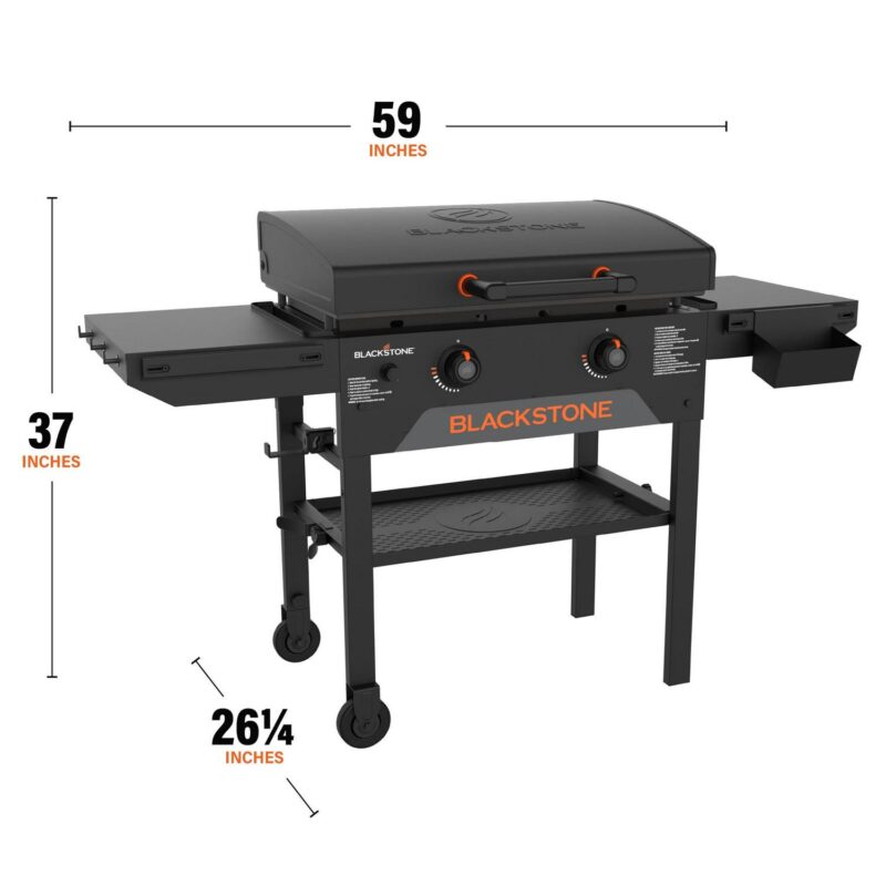 Blackstone Original 28a Omnivore Griddle with 'X' Brace Hood - Image 8