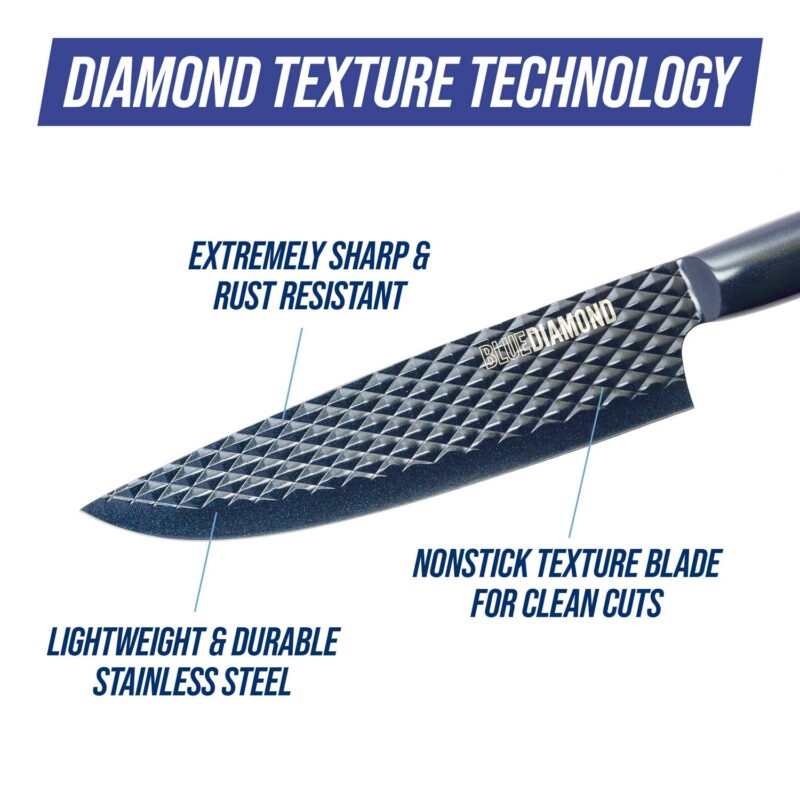 Blue Diamond 14pc Knife Set - Image 4