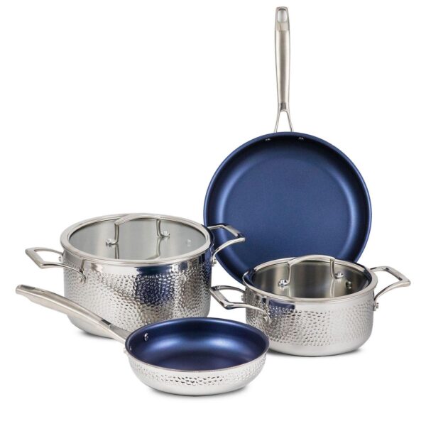 Blue Jean Chef 6-piece Stainless Steel Cookware Set