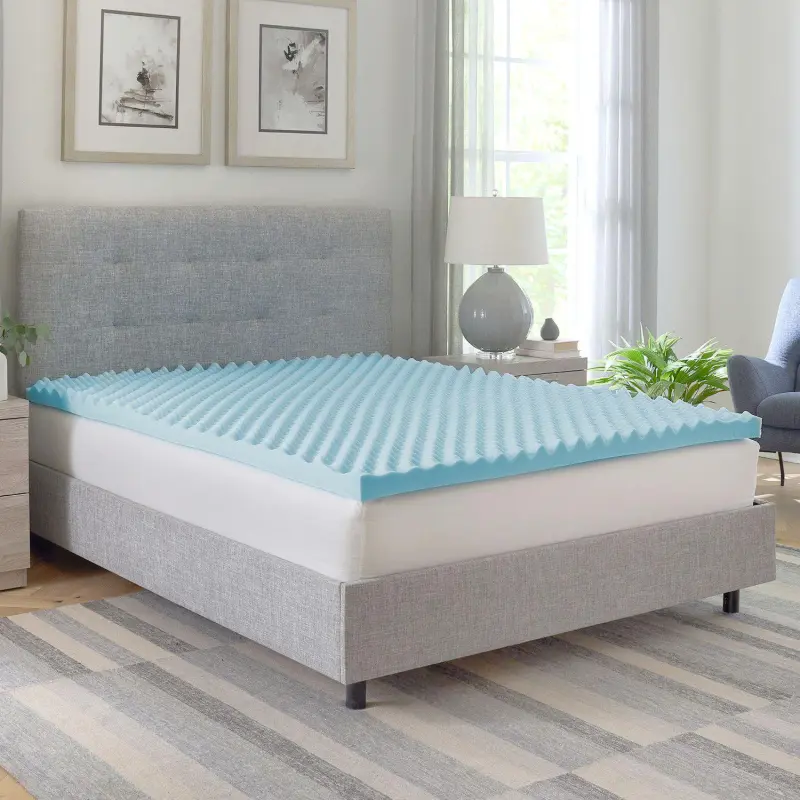 BodiPedic 2.5-Inch Gel-Infused Memory Foam Mattress Topper - Image 2