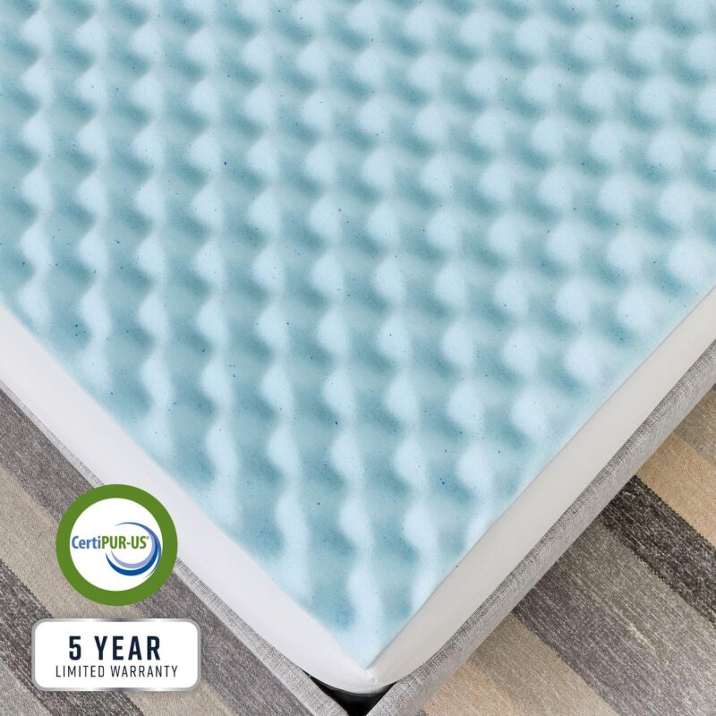 BodiPedic 2.5-Inch Gel-Infused Memory Foam Mattress Topper - Image 5
