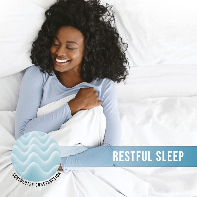 BodiPedic 2.5-Inch Gel-Infused Memory Foam Mattress Topper - Image 8