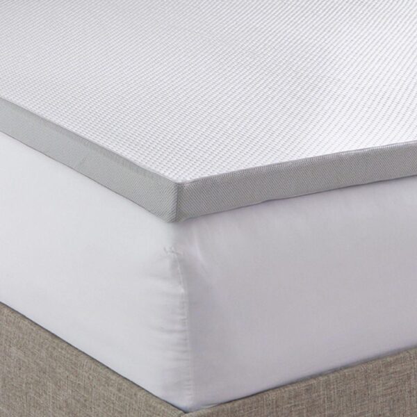 BodiPedic 2-Inch Cooling Gel Memory Foam Mattress Topper with Graphene Infused Cover