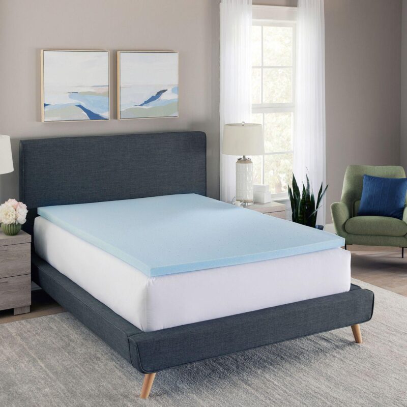 BodiPedic 2-Inch Gel-Infused Memory Foam Mattress Topper - Image 2
