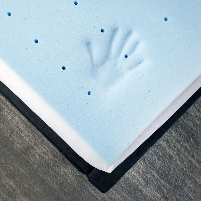 BodiPedic 2-Inch Gel-Infused Memory Foam Mattress Topper - Image 7