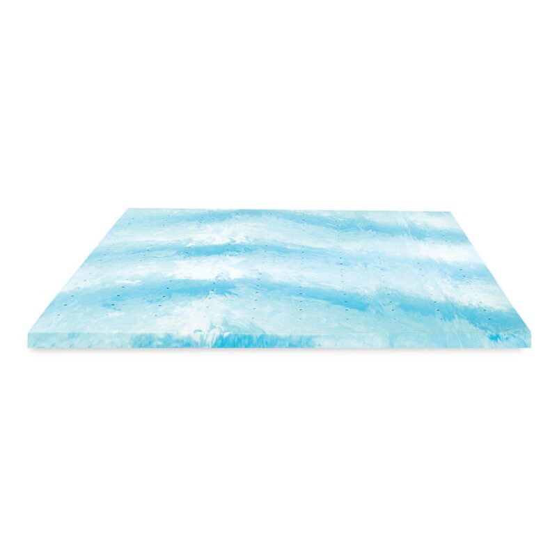BodiPedic 3-Inch Cooling Gel Swirl Memory Foam Mattress Topper - Image 8