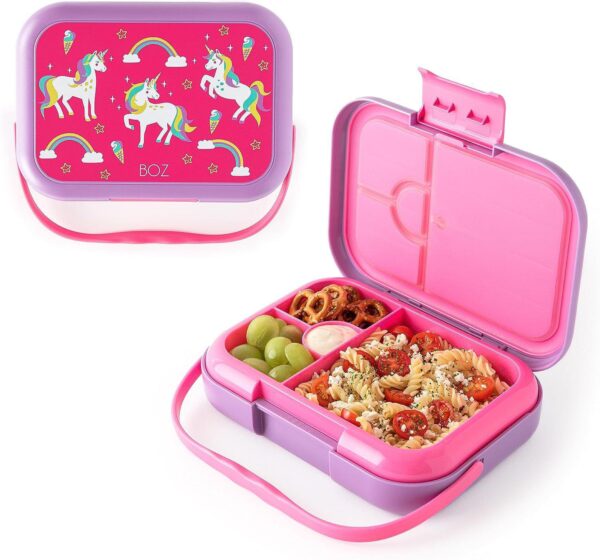 Boz Bento Box For Kids - Kids Bento Lunch Box Toddler Lunch Box For Daycare Leak Proof