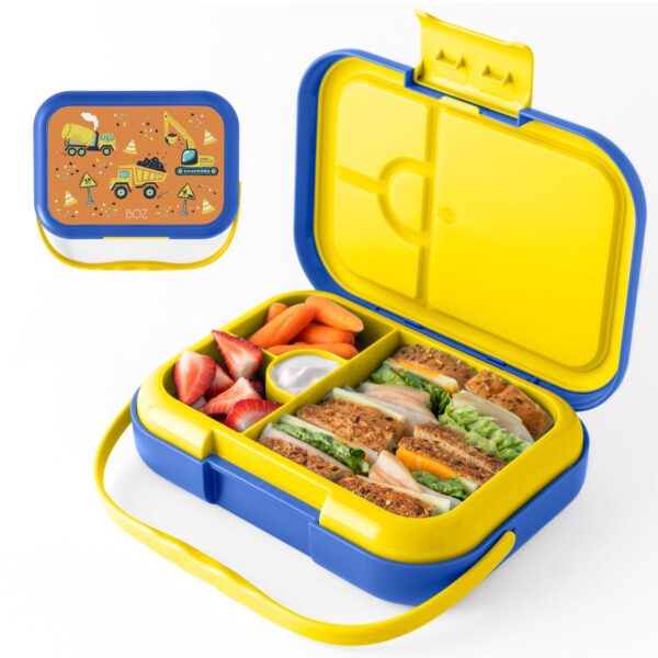 Boz Bento Box For Kids - Kids Bento Lunch Box Toddler Lunch Box For Daycare Leak Proof