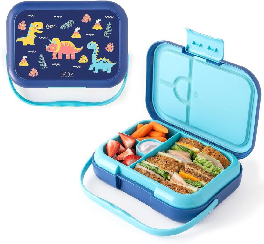 Boz Bento Box For Kids - Kids Bento Lunch Box Toddler Lunch Box For Daycare Leak Proof - Image 6