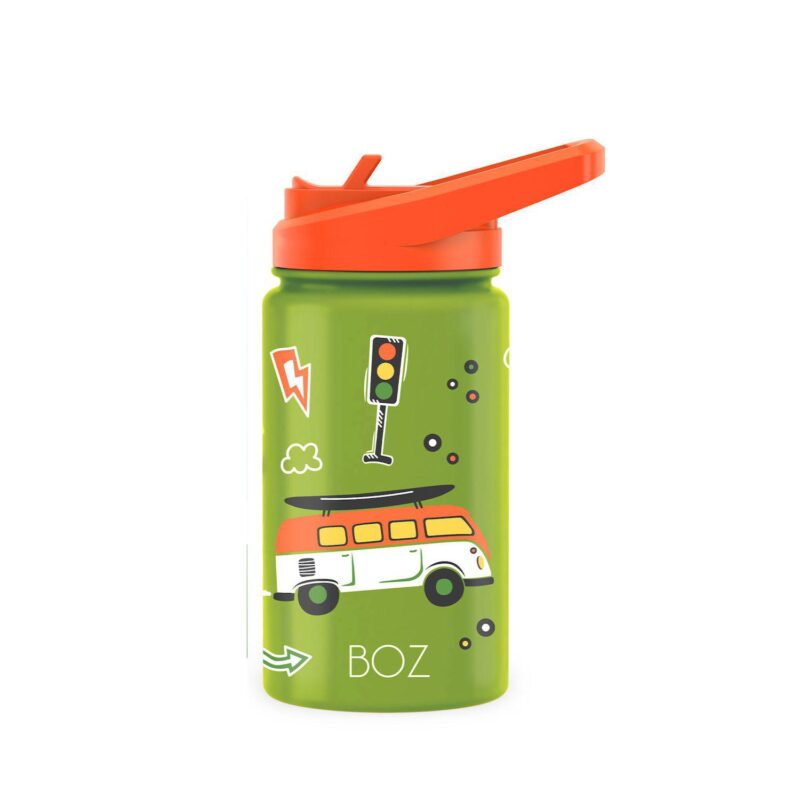 Boz Kids Stainless Steel Insulated Water Bottle With Straw Lid - Image 9