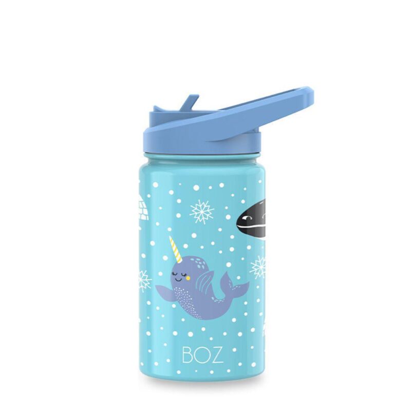 Boz Kids Stainless Steel Insulated Water Bottle With Straw Lid - Image 6