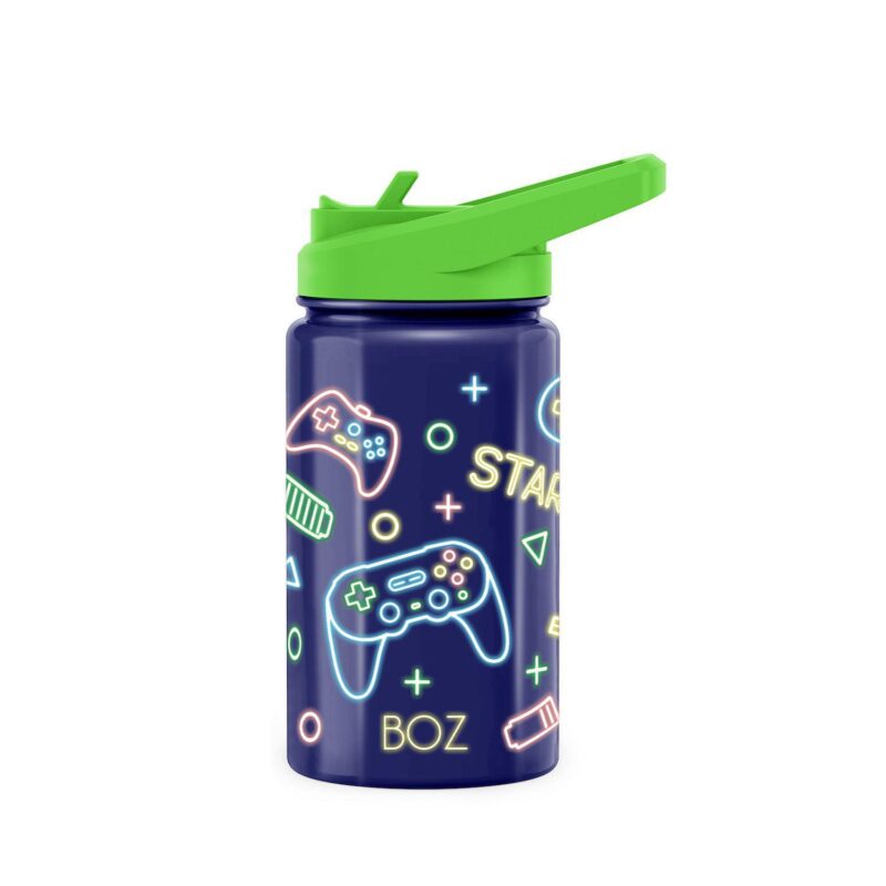 Boz Kids Stainless Steel Insulated Water Bottle With Straw Lid - Image 8