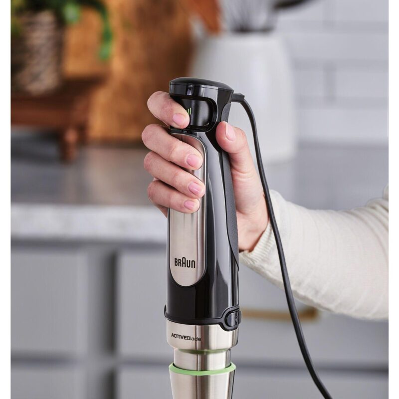 Braun MultiQuick 7 Smart-Speed Hand Blender with Whisk, Masher, and 6-Cup Food Processor - Image 3