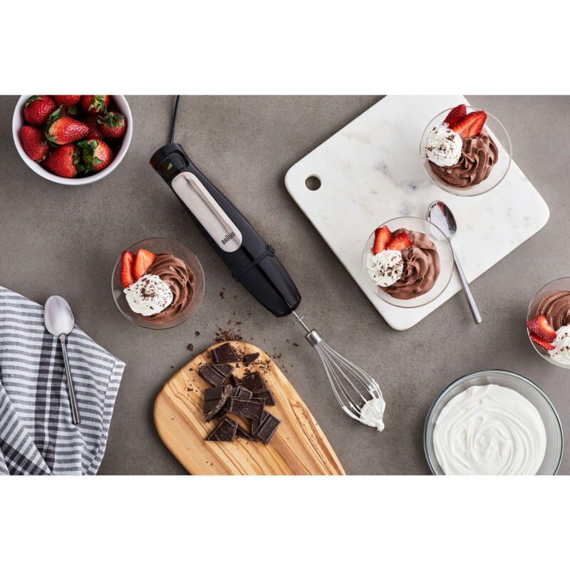 Braun MultiQuick 7 Smart-Speed Hand Blender with Whisk, Masher, and 6-Cup Food Processor - Image 5