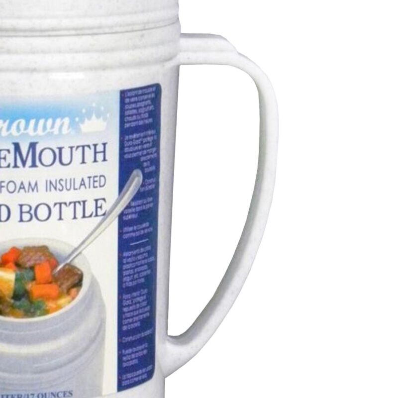 Brentwood 0.5L Wide Mouth Glass Vacuum / Foam Insulated Food Thermos - Image 4