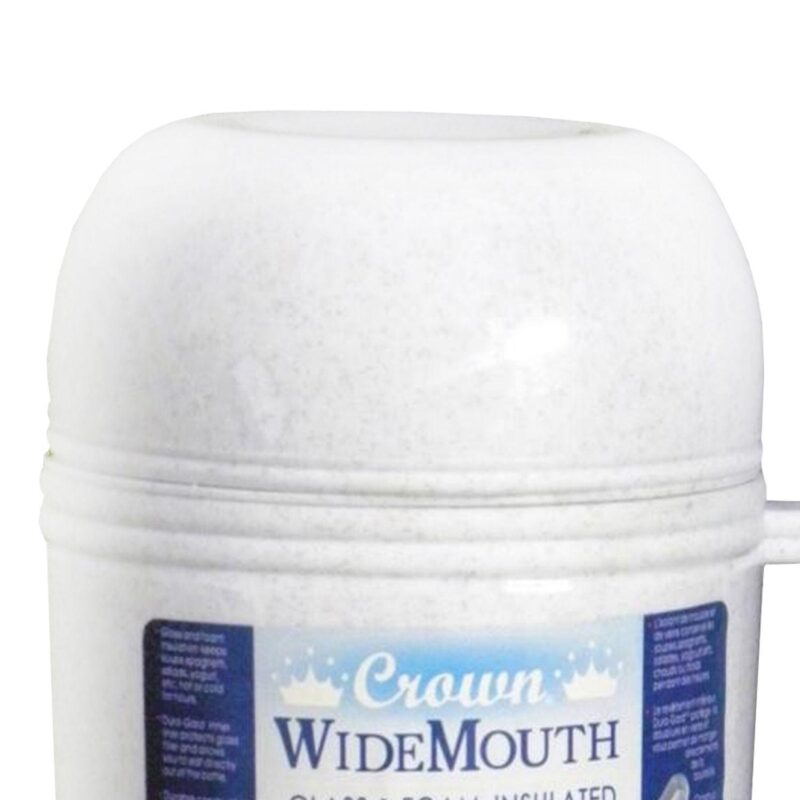 Brentwood 0.5L Wide Mouth Glass Vacuum / Foam Insulated Food Thermos - Image 3