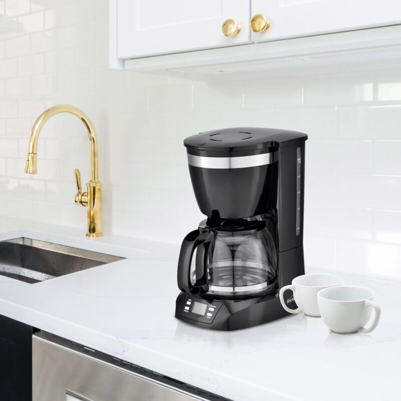 Brentwood 10 Cup Digital Coffee Maker in Black - Image 4